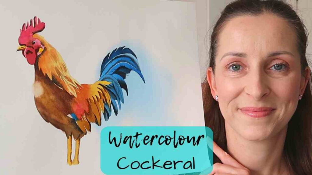 WATERCOLOUR COCKEREL TUTORIAL